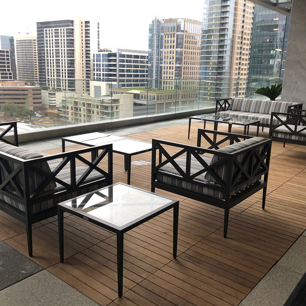 Azimuth Cross Lounge Settee