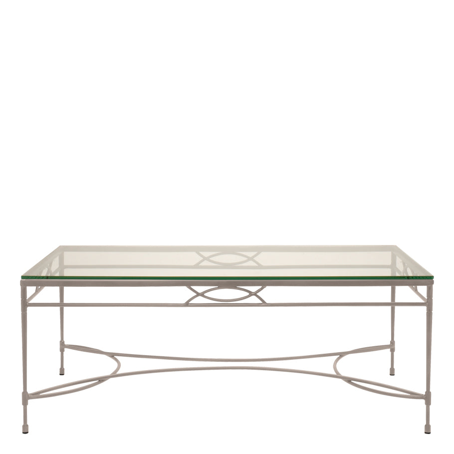 Amalfi Star Glass Top Cocktail Table Rectangle 122