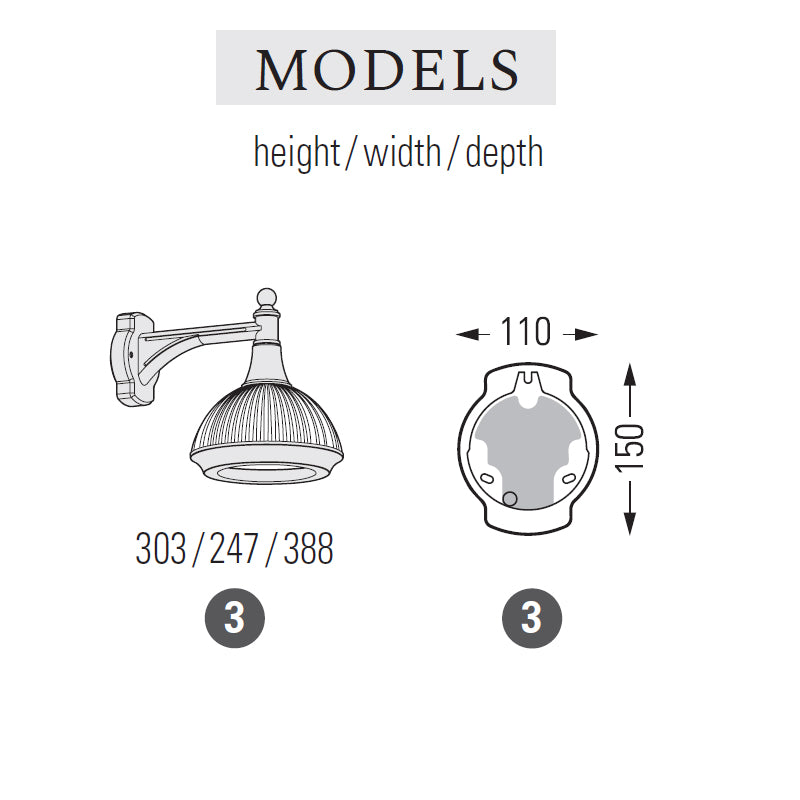 Bolero Model 3 Wall Light