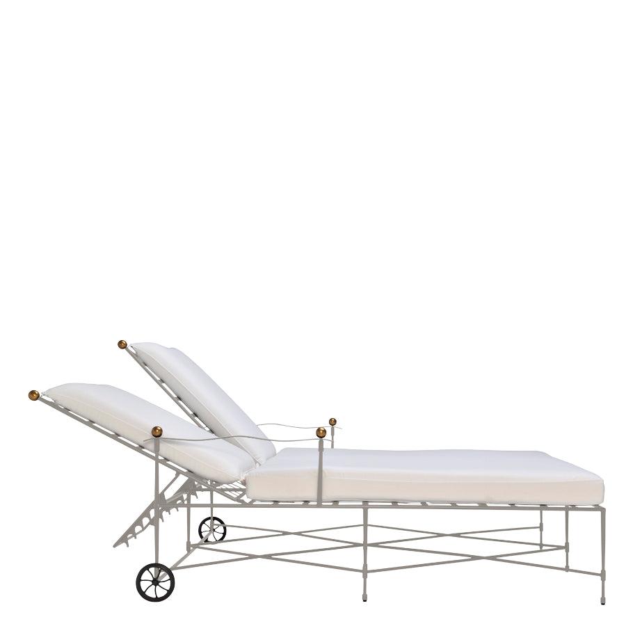 Amalfi Double Chaise Lounge with Arms