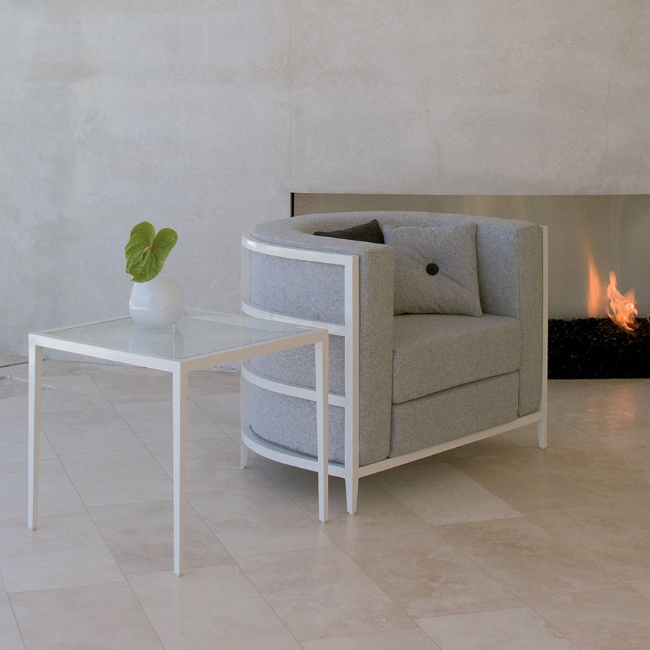 Azimuth Cross Side Table