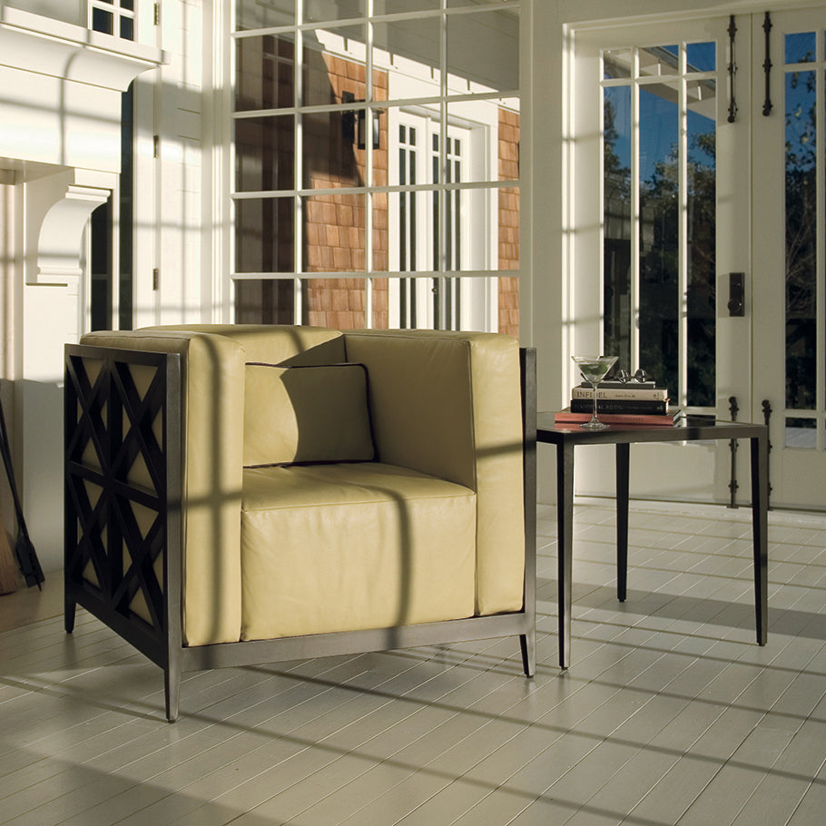 Azimuth Cross Side Table
