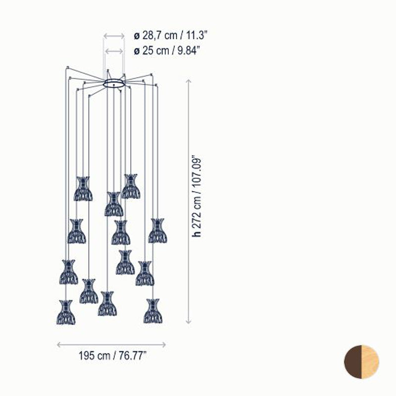 Domitas S20-13L Pendant Light