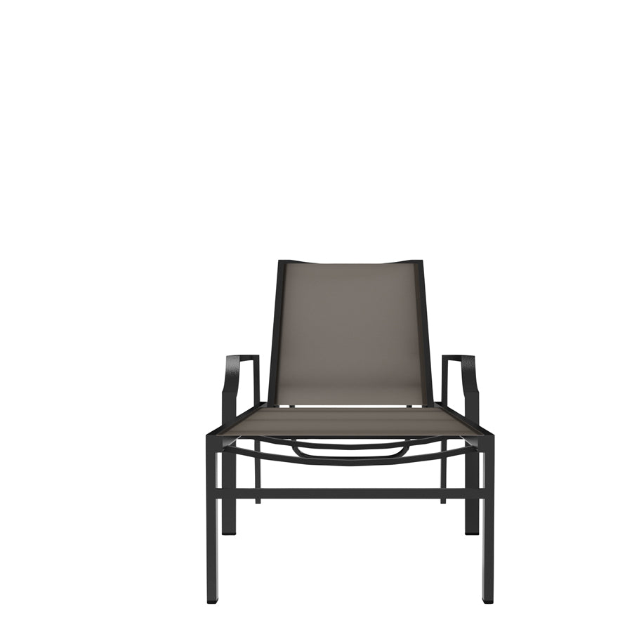 Fiore Stackable Chaise Lounge with Arms