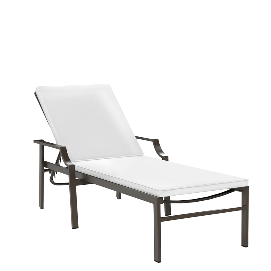 Fiore Stackable Chaise Lounge with Arms
