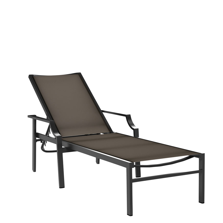Fiore Stackable Chaise Lounge with Arms