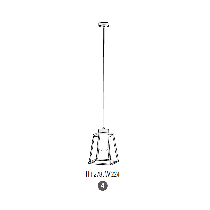 Lampiok 1 Model 4 Pendant