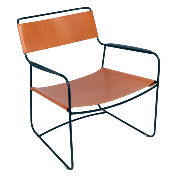 Surprising Leather Low Armchair