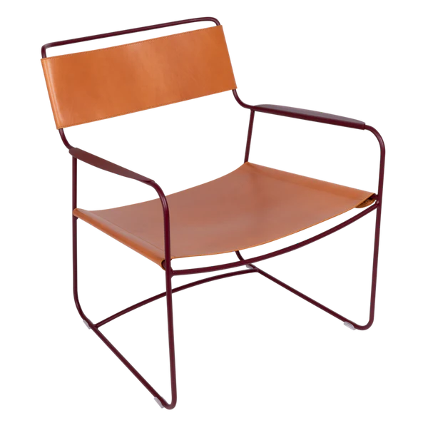 Surprising Leather Low Armchair