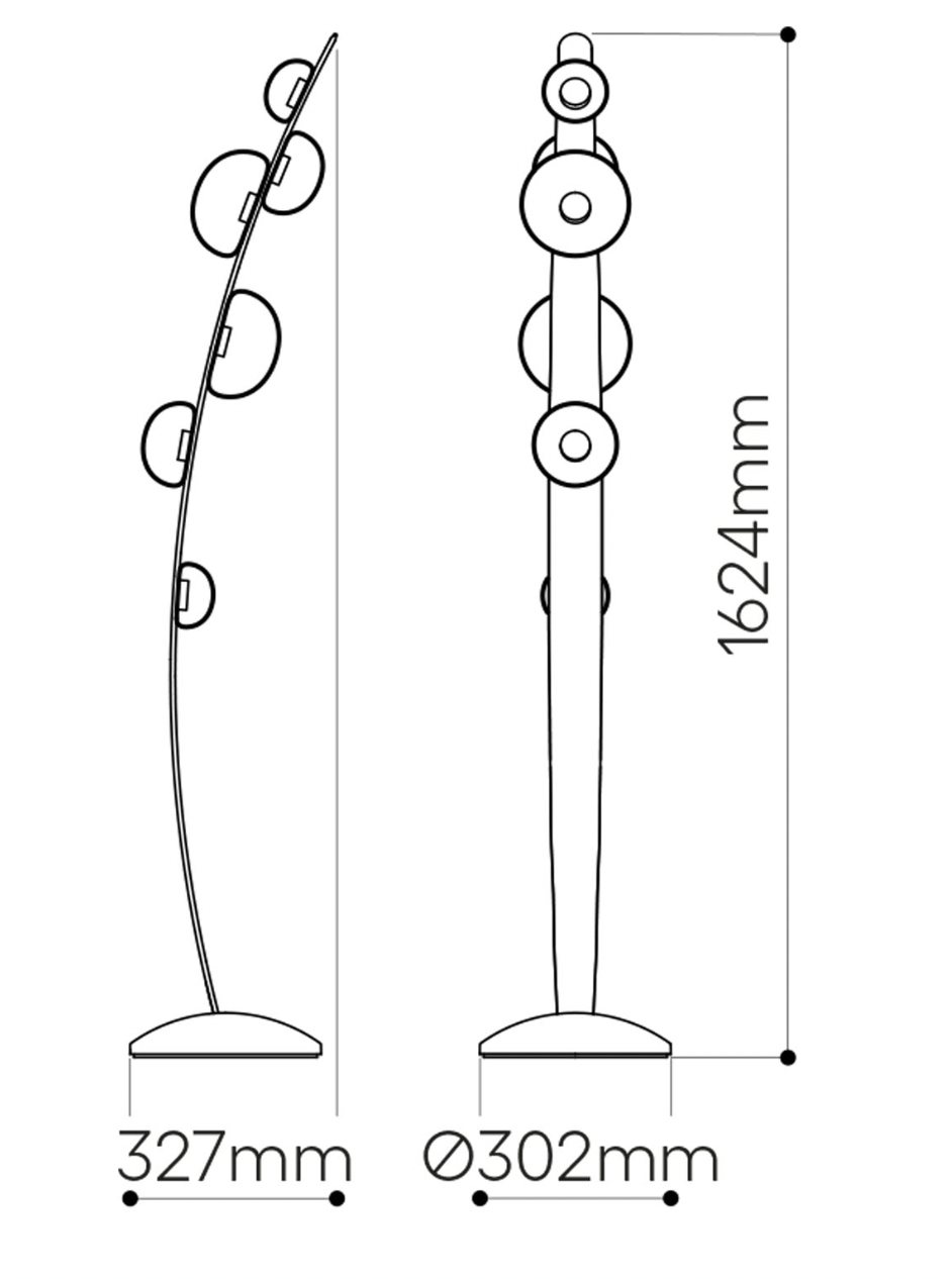 Dew Drops Floor Lamp