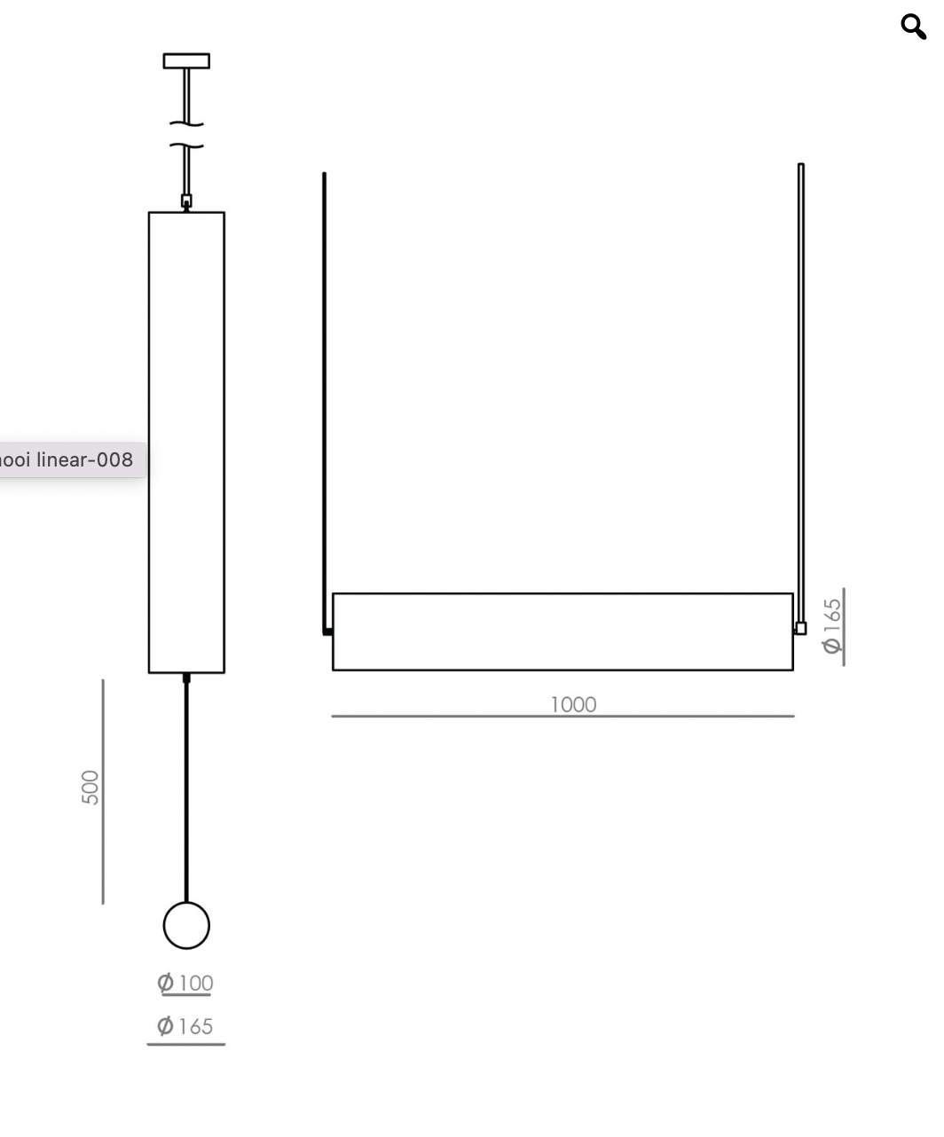 Nooi Vertical Pendant Light
