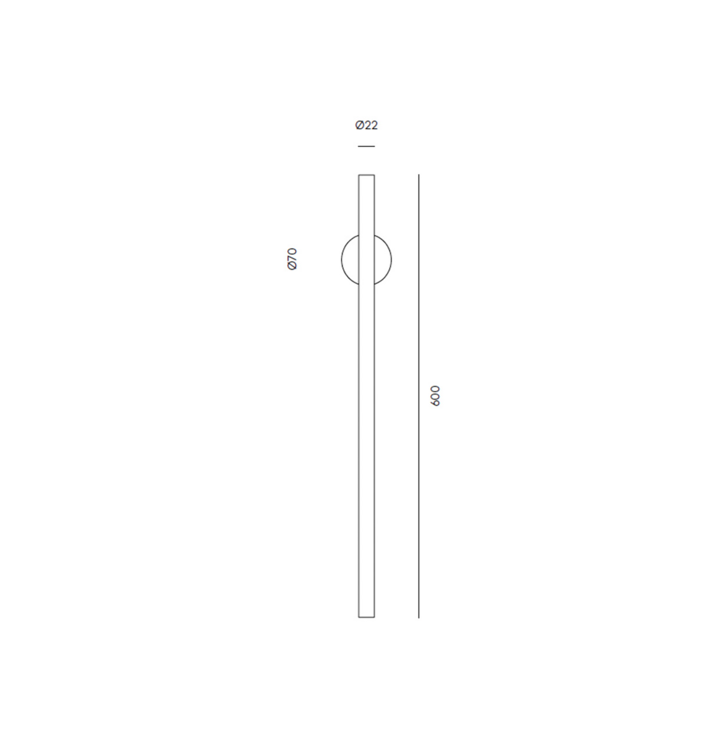 Clock Wall Light Small