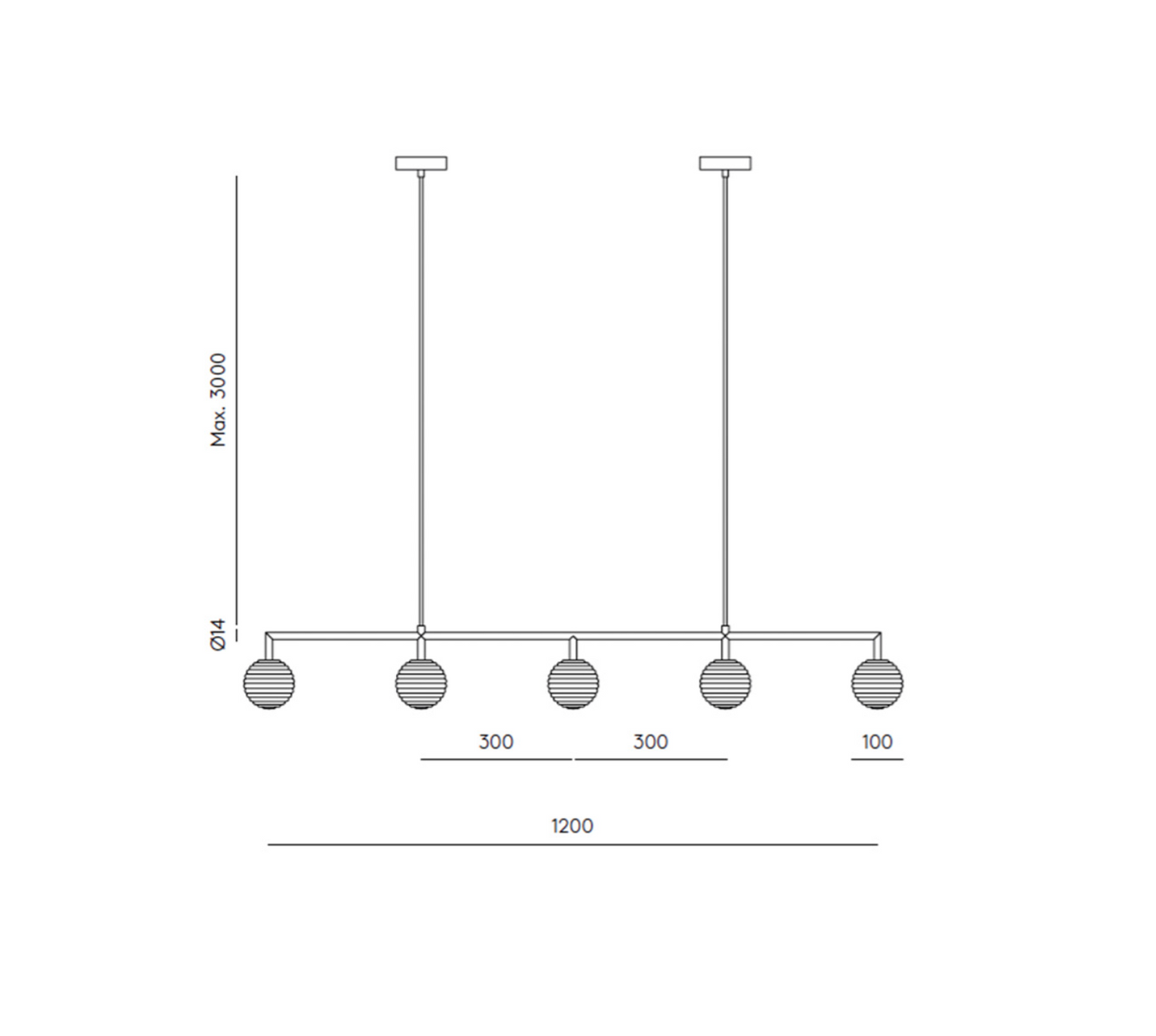 Doul Linear Pendant Light