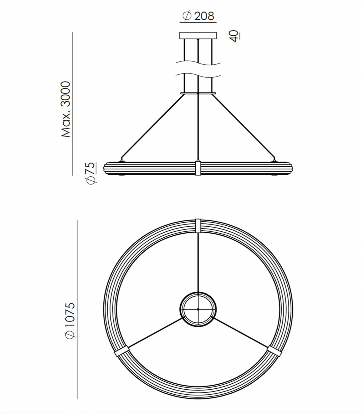Elli Large Pendant Light