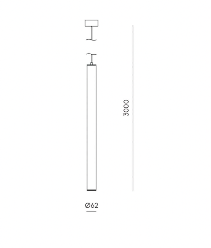 Tube Vertical Pendant Light