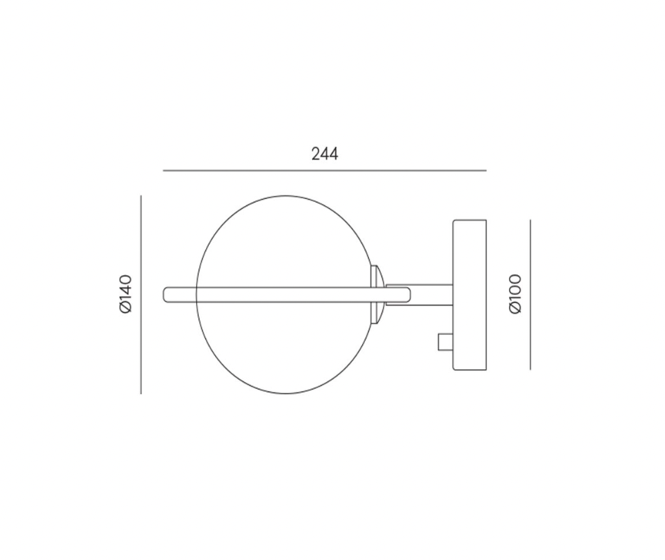 Abbacus Wall Light