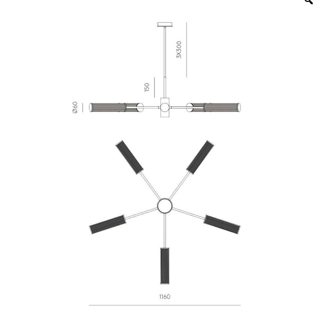 Ison 5lt Pendant Light