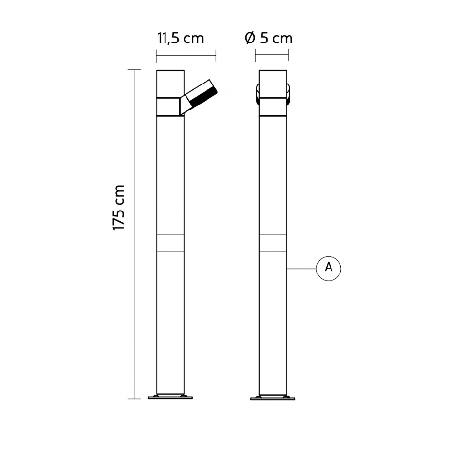 Jaco Pole Light by Karman