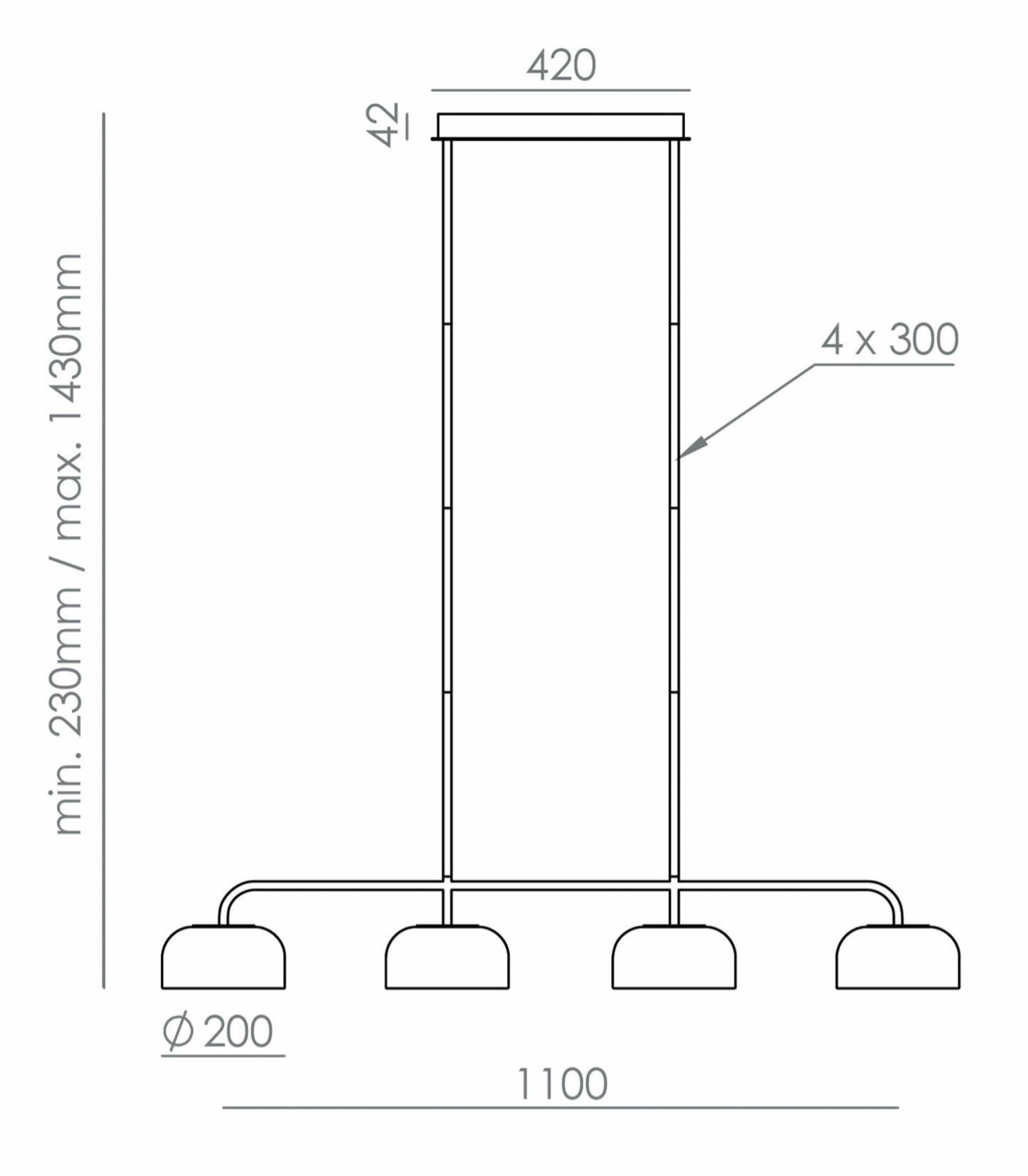 Ipon Linear Pendant Light