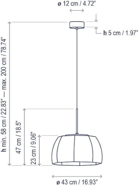 Tanit S43 Pendant Small