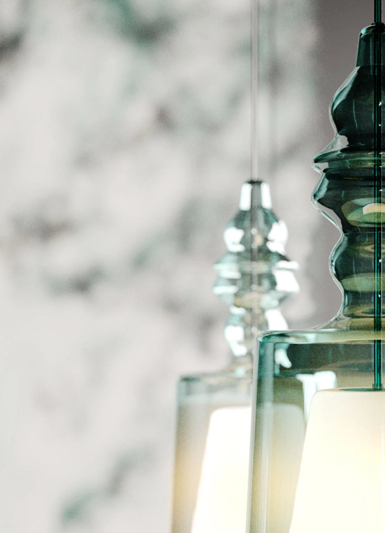Alibaglass Pendant Light - Three Sizes