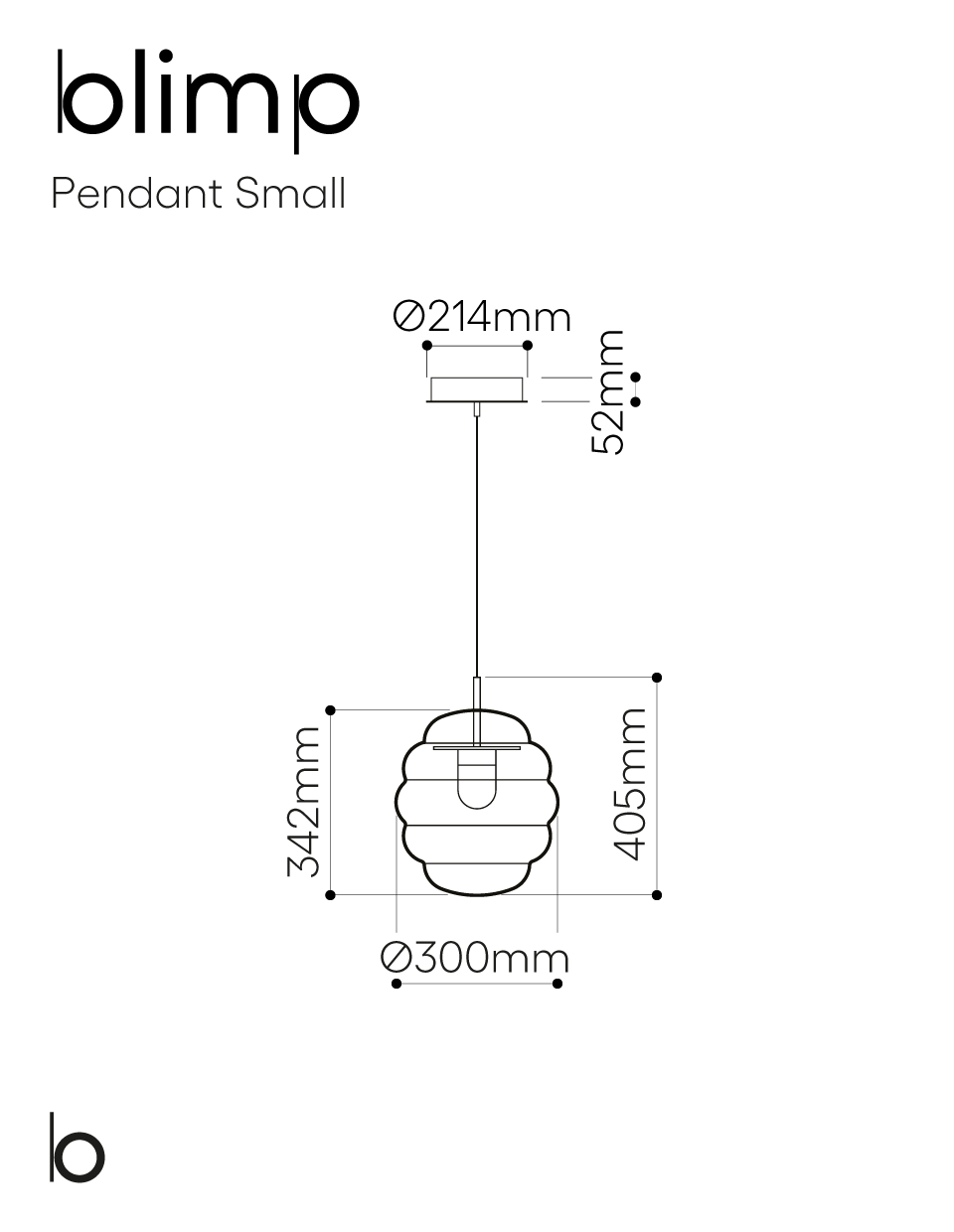 Blimp Pendant Light