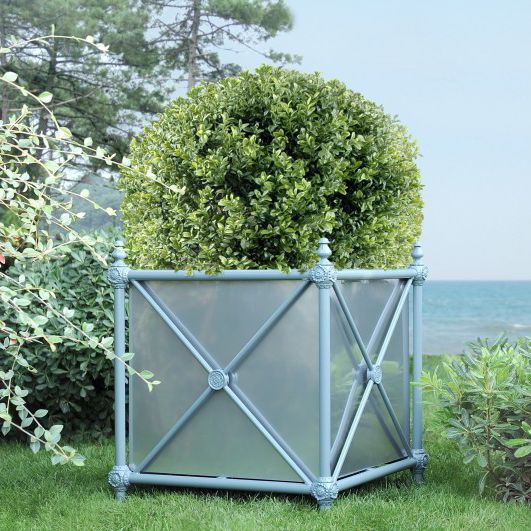 Tectona 1800 Planter in Matt Black or Blue Grey