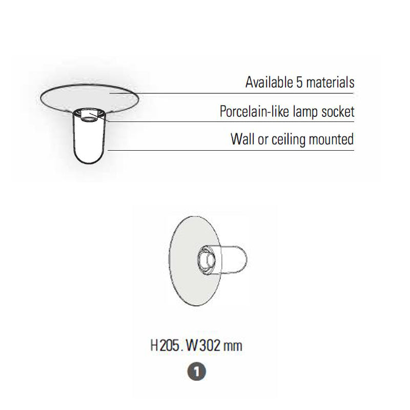 Cooper Wall/Ceiling Light