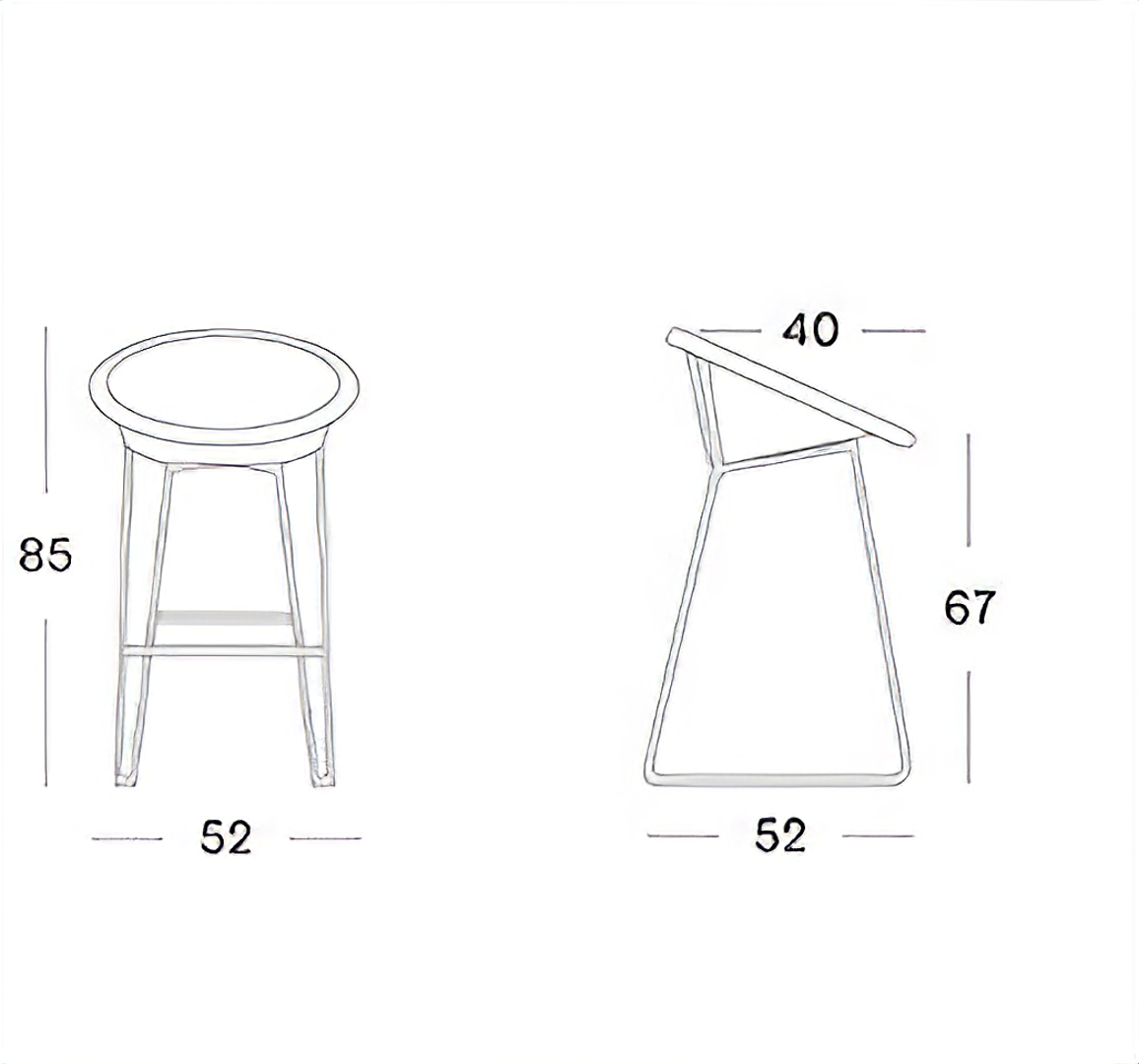 Gipsy Counter Chair