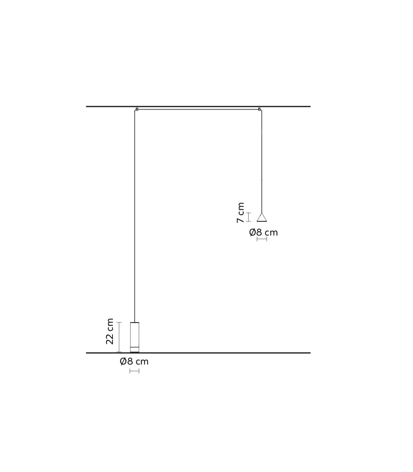 Filomena Hanging Floor Lamp