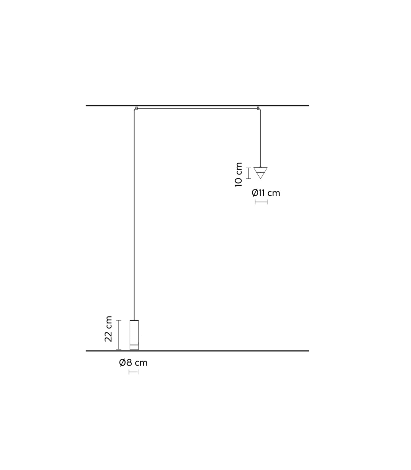 Filomena Hanging Floor Lamp