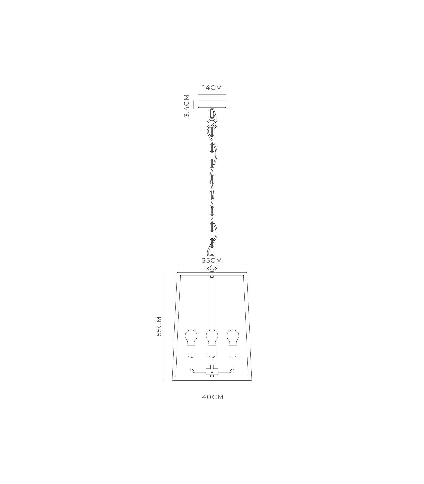Dover Lantern Pendant