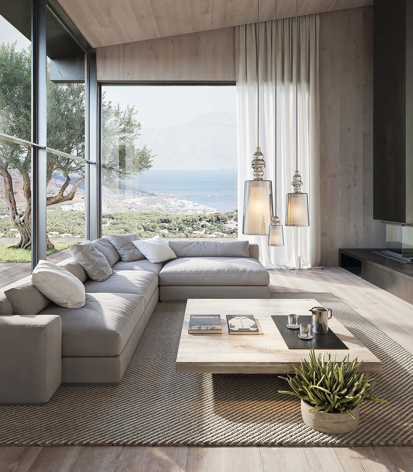 Alibaglass Pendant Light - Three Sizes