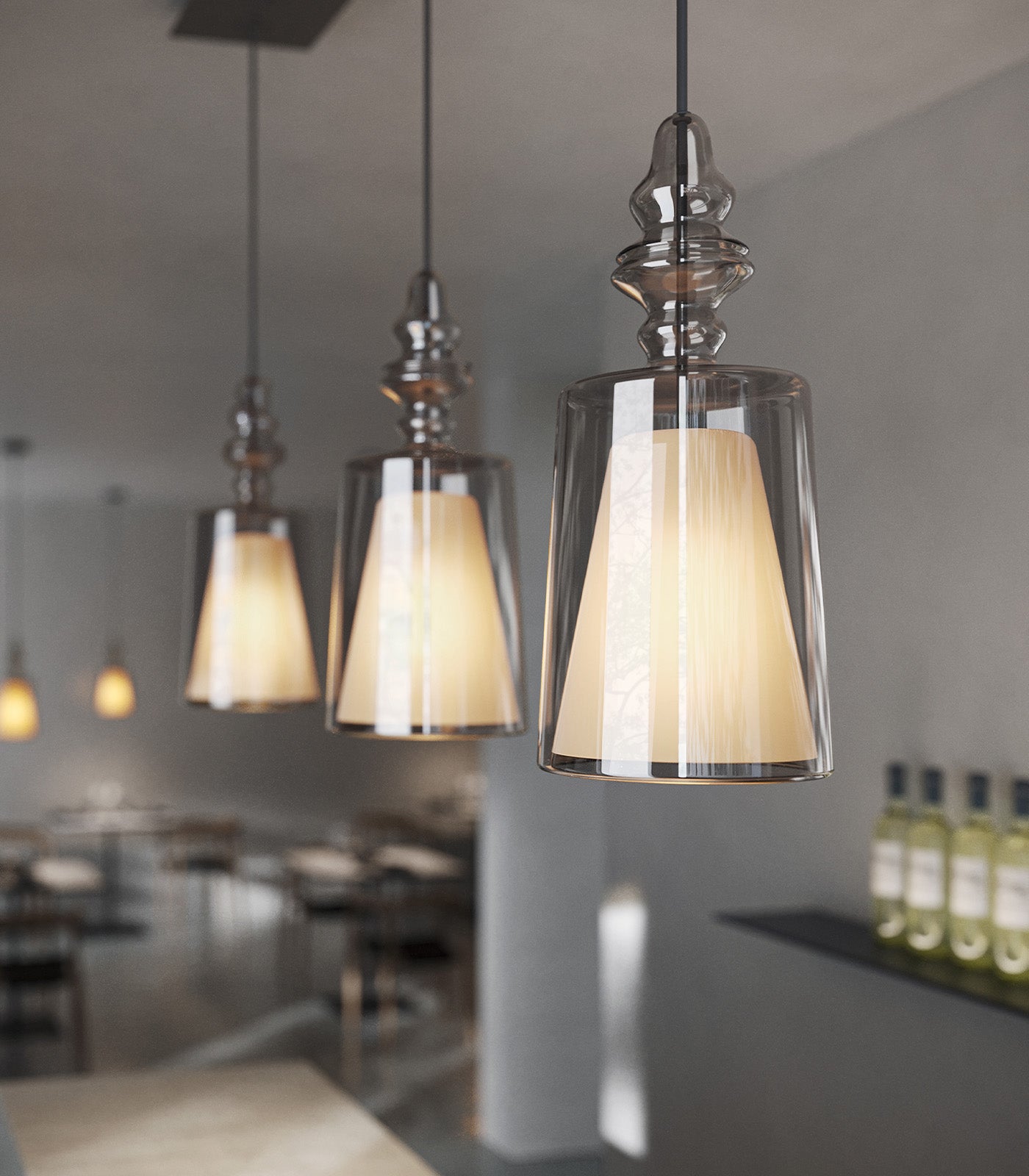 Alibaglass Pendant Light - Three Sizes
