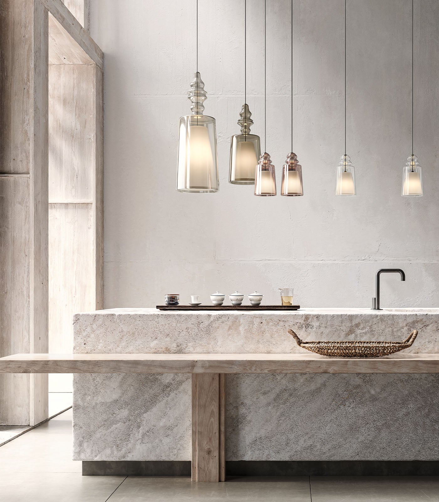 Alibaglass Pendant Light - Three Sizes