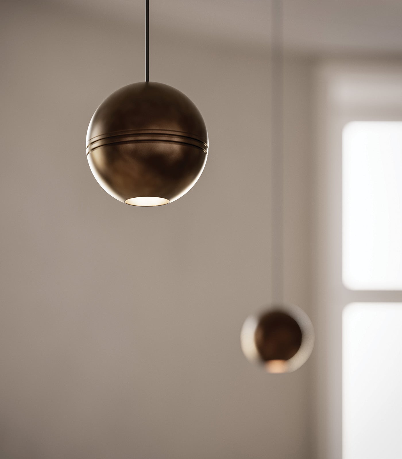 Groove Cluster Pendant Light