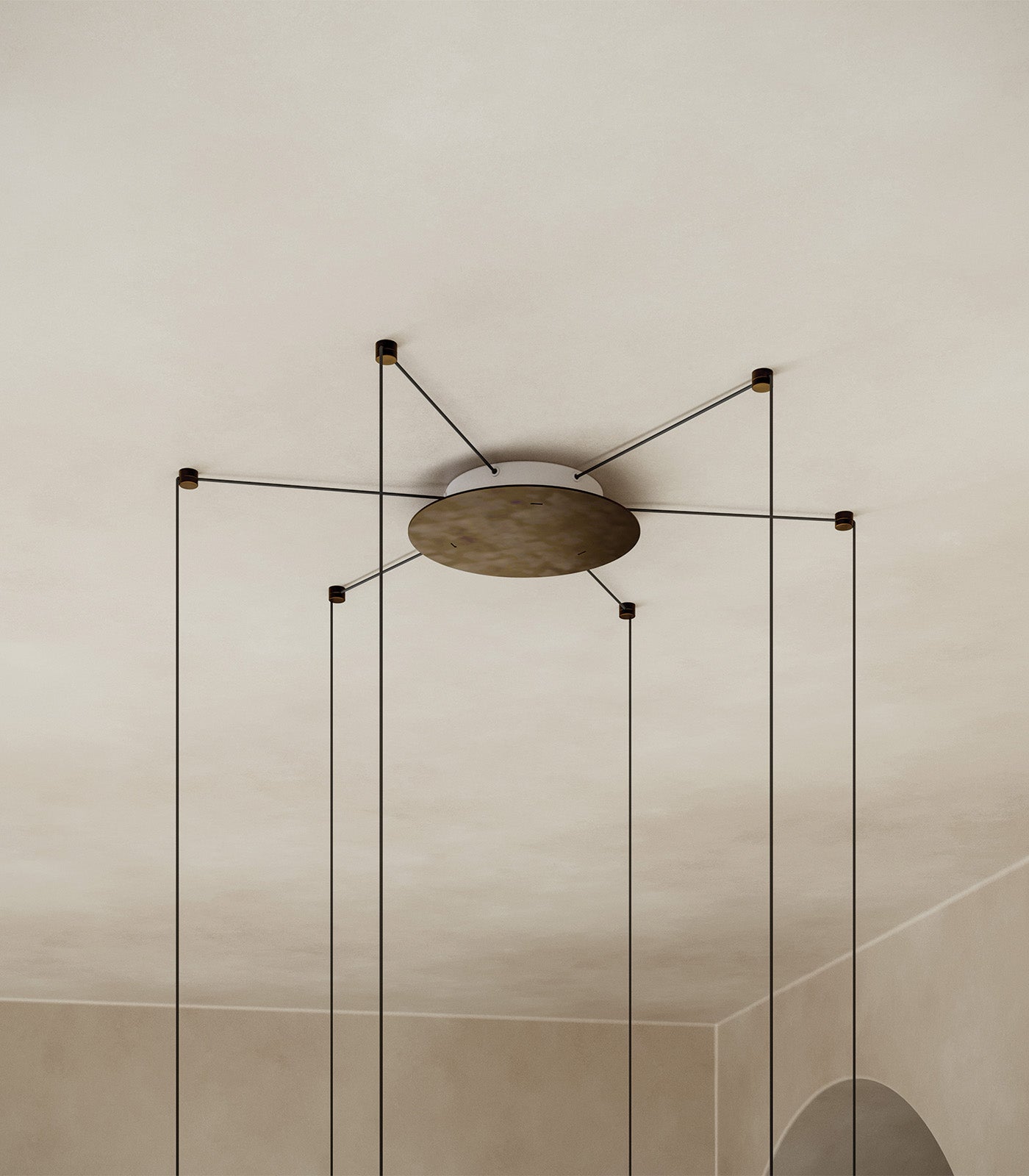 Groove Cluster Pendant Light