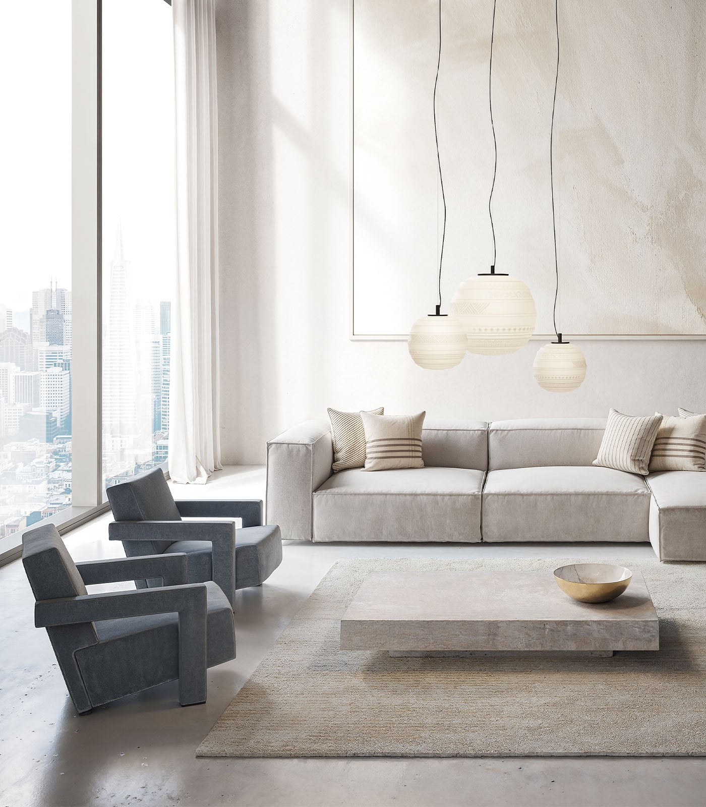 Braille Pendant Light - 2 sizes