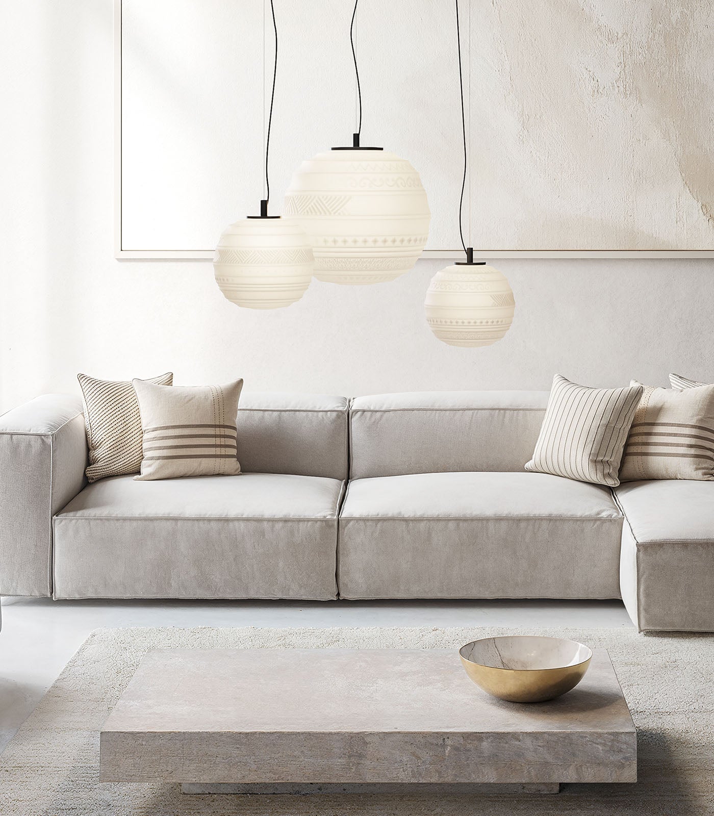 Braille Pendant Light - 2 sizes