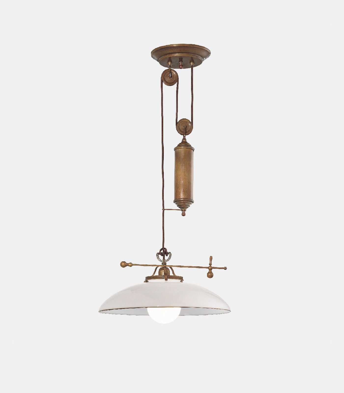 Country Curve Pendant Light Counterweight Rise/Fall