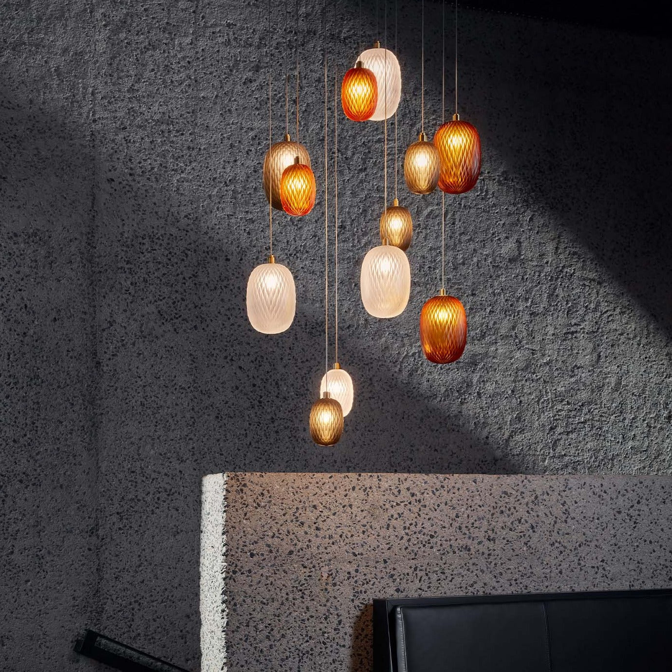 Metamorphosis Gold Pendant Light