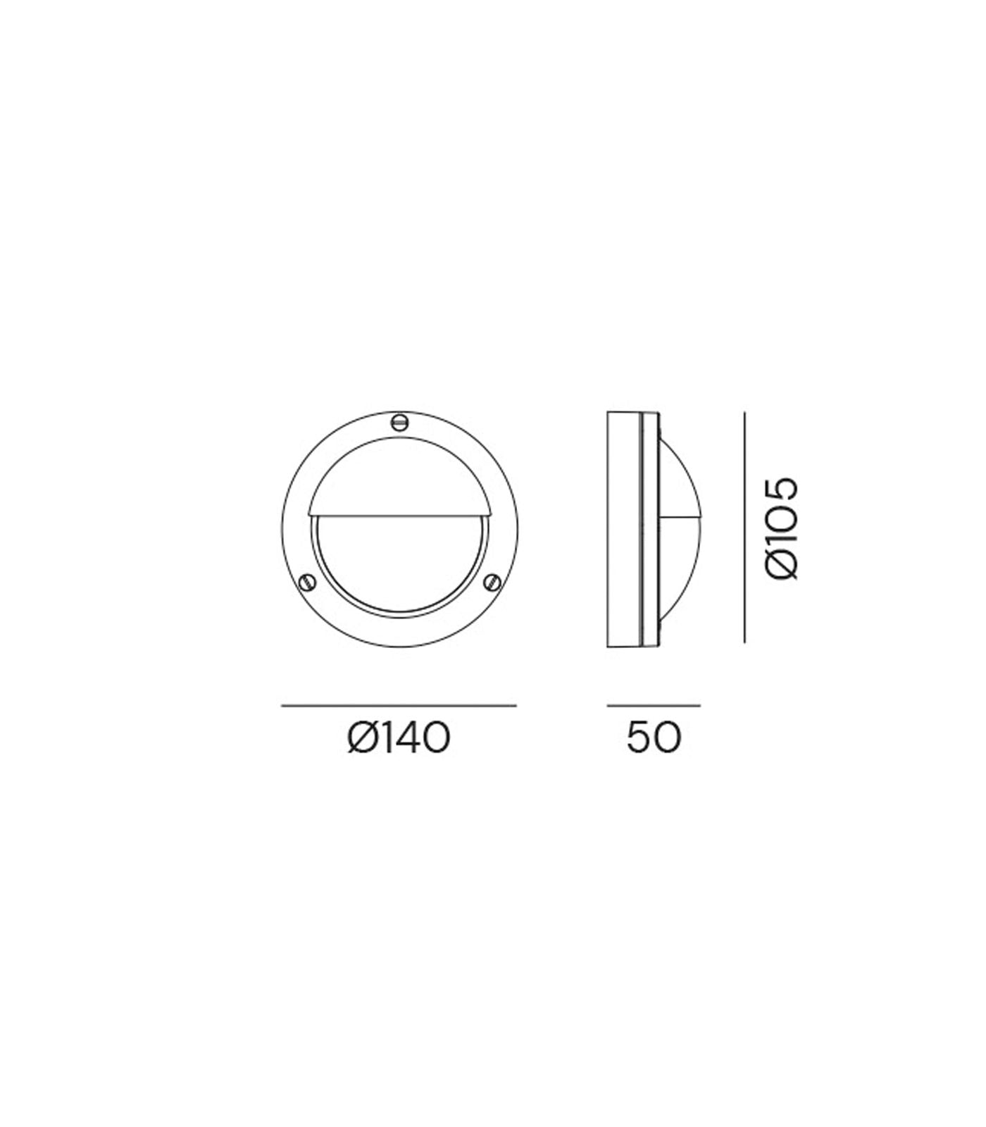 Marina Round Step Light
