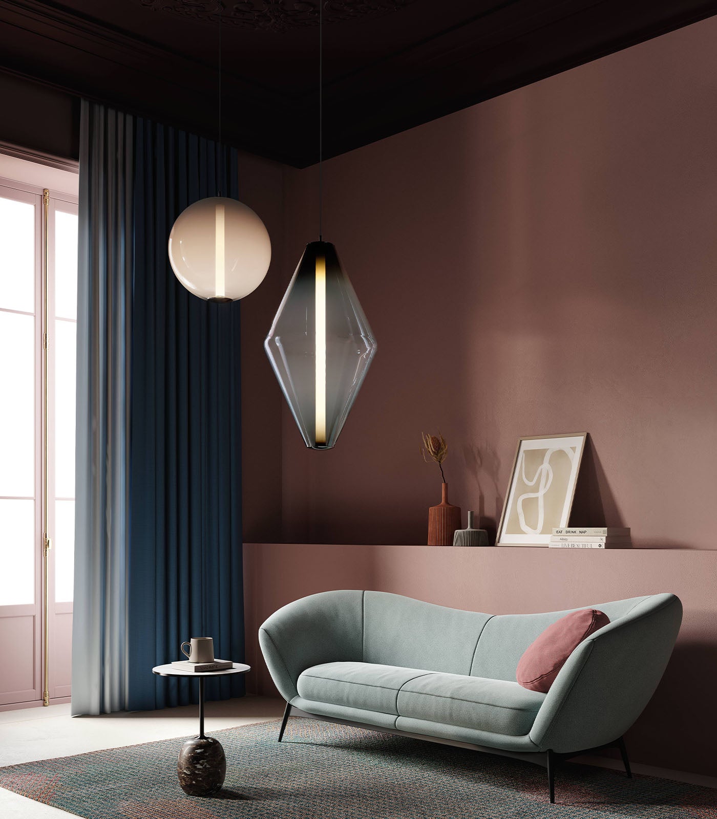Buoy Sphere Pendant Light