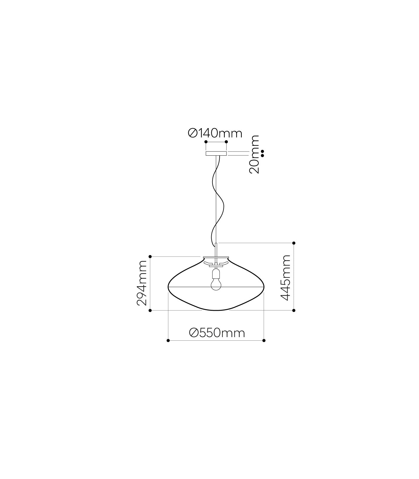 Disc Pendant Light