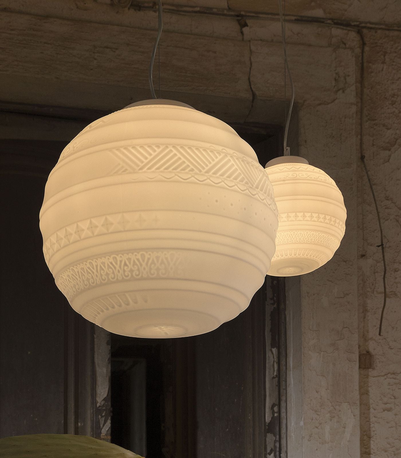 Braille Pendant Light