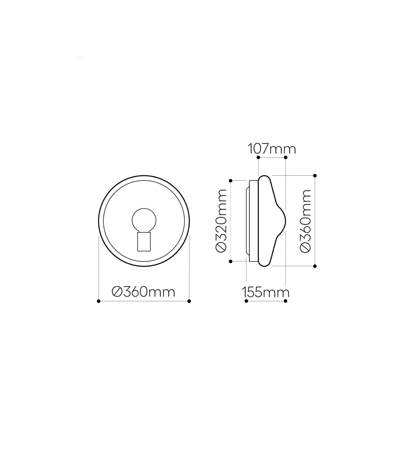 Orbital Wall/Ceiling Light