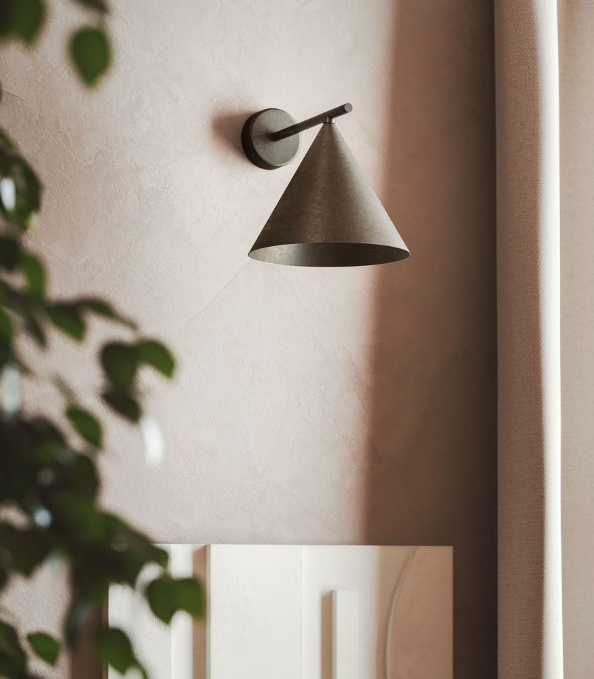 Cone Straight Wall Light by Il Fanale