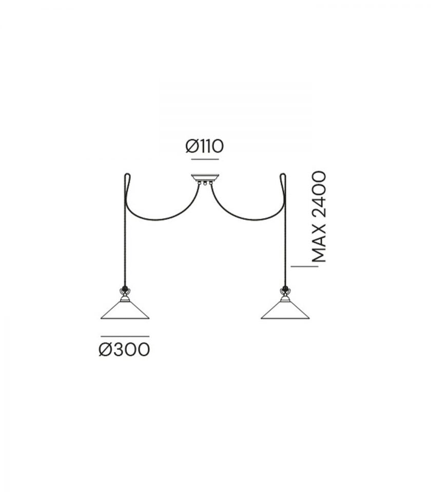 Tabia Radial Pendant Light