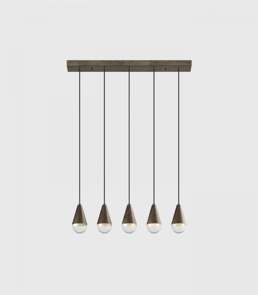 Dew Linear Pendant Light by Il Fanale