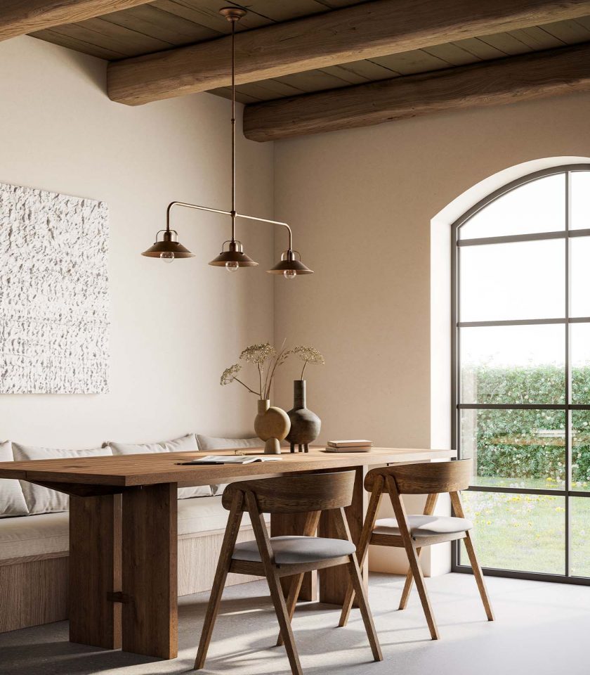 Cascina 3-Light Interior Pendant